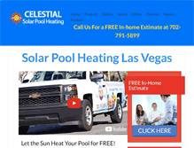 Tablet Screenshot of celestialsolar.com